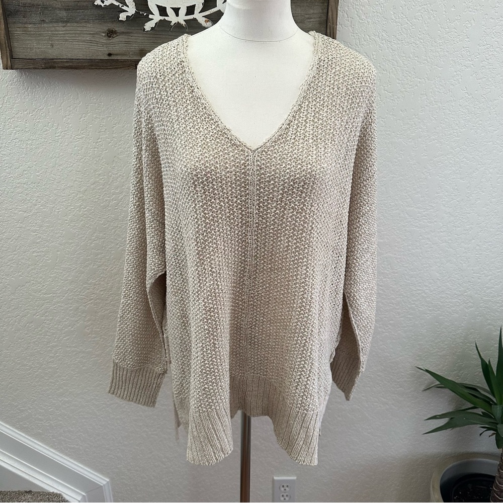 Target Universal Thread Cozy Beige Sweater‎ size XXL